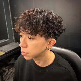 ショート パーマ メンズ ツイスパ/メンズ パーマ/歩夢のヘアスタイル