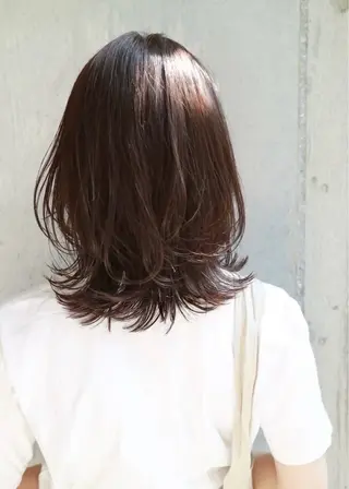 ミディアム カラー davin中目黒 KATOのヘアスタイル