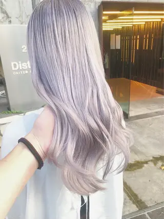 カラー ⭐️ハイトーン⭐️ 💕SAKURA💕のヘアスタイル