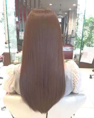 ロング カラー ヘアアレンジ 下條 真のヘアスタイル