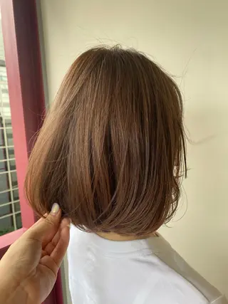 ショート カラー ボブ、ミディアム得意 🤍Emmy🤍のヘアスタイル