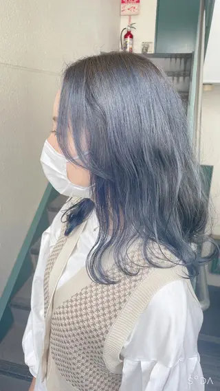 セミロング merci JUNKIのヘアスタイル