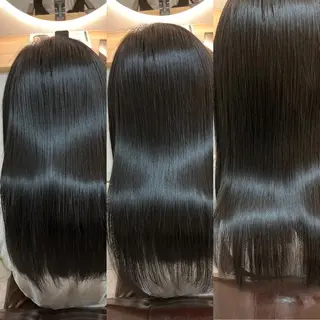 ロング カラー ヘアアレンジ キッズ 横浜関内髪質改善 re:Magoのヘアスタイル