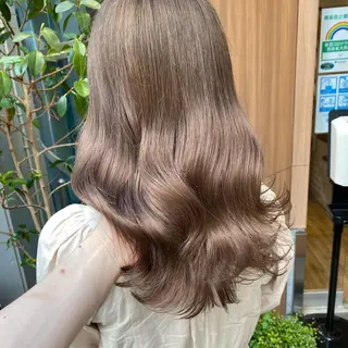 セミロング レイヤーカット /透明感/千葉怜寿のヘアスタイル