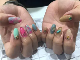 メンズ キッズ ネイル マツエク・マツパ a:Qネイル /久米川のネイルデザイン