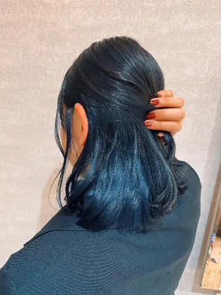 ミディアム カラー 新規限定カット無料 クーポン有り【桂口】のヘアスタイル