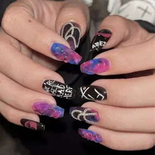 ネイル moca  心斎橋店所属・moca心斎橋店 Aina🐈‍⬛🤍のネイルデザイン