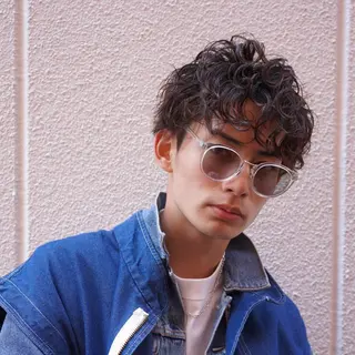 ショート パーマ メンズ 辻堂メンズ特化 YU-YAのヘアスタイル