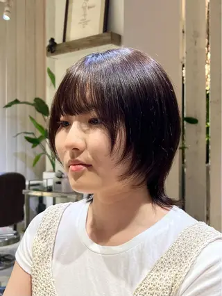 ショート カラー FERiCIA所属・ウルフカット/ 今川尚睦のヘアスタイル