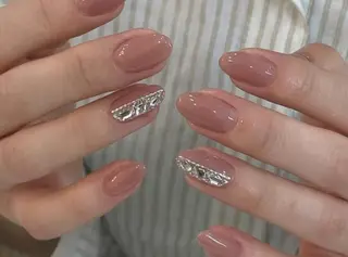 ネイル By moonネイル 🌷ワンホン/韓国風のネイルデザイン