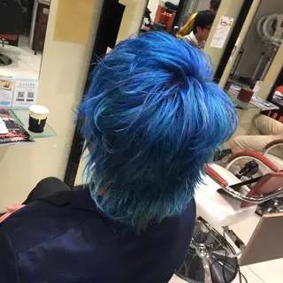 ショート カラー メンズ 宮下 愛璃紗のヘアスタイル