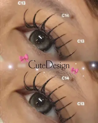 マツエク・マツパ AnD′GRACE 遠藤柚希のマツエク・マツパデザイン