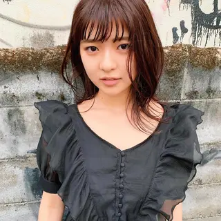 ミディアム カラー CODE.LINE所属・中川 竜誠のヘアスタイル