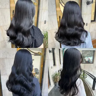 ロング カラー ヘアアレンジ 艶髪/髪質改善/ NATSUKI🍯のヘアスタイル