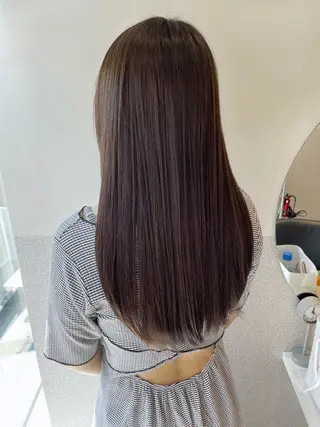 ロング カラー 女性リピ90%🍨 🩷佐藤みずきのヘアスタイル