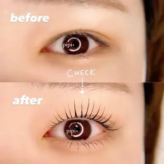 マツエク・マツパ pipi+ カズハのマツエク・マツパデザイン