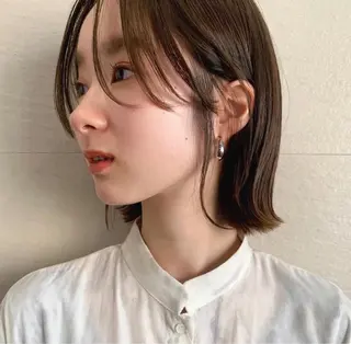 ショート カラー 🌱小顔ヘア/ボブ ミディアム/双葉🌱のヘアスタイル