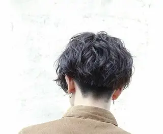 ショート パーマ メンズ 森山 陽菜のヘアスタイル