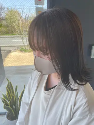 ミディアム 藤村 翔充のヘアスタイル