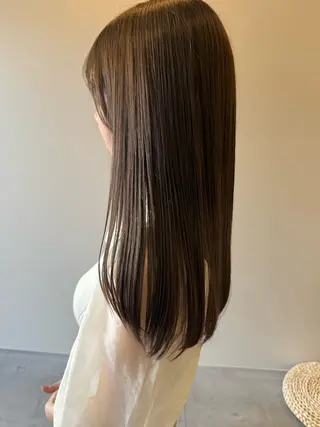 ロング カラー rion🪽 /wカラー・縮毛矯正のヘアスタイル