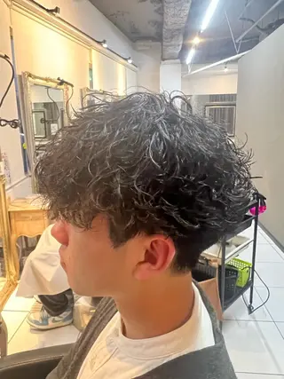 パーマ メンズ パーマ特化美容師 茂木広幸のヘアスタイル