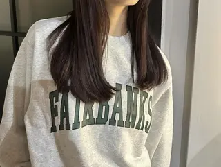 ミディアム LadA hair.makeのヘアスタイル