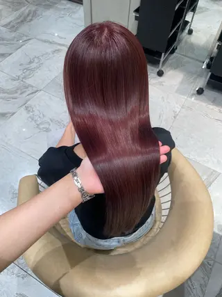 ロング Lond jeloud （ロンドジュルード）所属・にちか/暖色カラー /透明感カラーのヘアスタイル