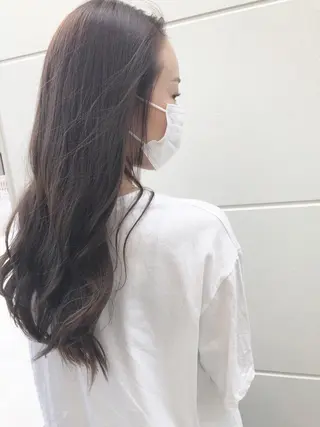ロング PACE所属・ayumi ／透明感カラーのヘアスタイル