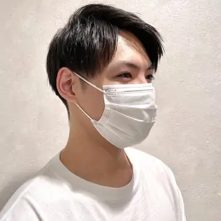 メンズ メンズフェザー毛流れ /鈴木健友のヘアスタイル