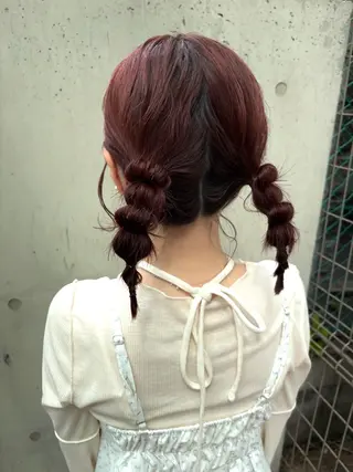 ヘアアレンジ ドアベルヘアリビング所属・加藤志保 🎗️🫧モデル募集のヘアスタイル