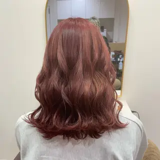 セミロング カラー ヘアアレンジ 松永 梨央のヘアスタイル