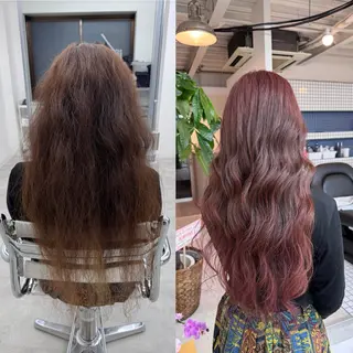 ロング カラー STEEN所属・KOHARU STEENのヘアスタイル