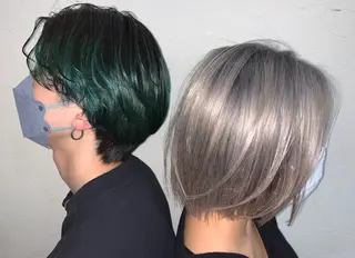 ショート カラー [渋谷美容師] 玲弥のヘアスタイル