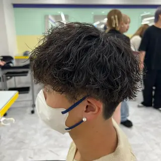 ショート カラー パーマ メンズ 韓国レイヤーカット /REIのヘアスタイル