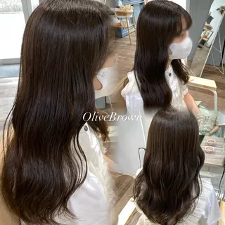 ロング ピンク・ラベンダー/ レイヤー/NANAのヘアスタイル