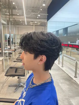 ショート パーマ 【fifth】上條 巧真のヘアスタイル