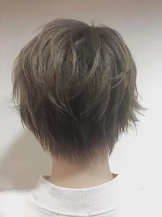 ショート カラー パーマ 可愛いを作る神 ナオヒロのヘアスタイル