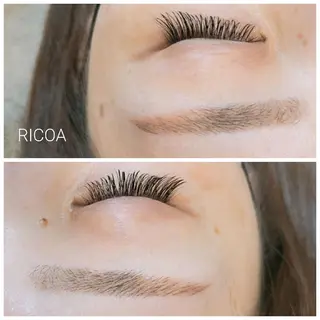 アイブロウ RICOA 酒井のマツエク・マツパデザイン