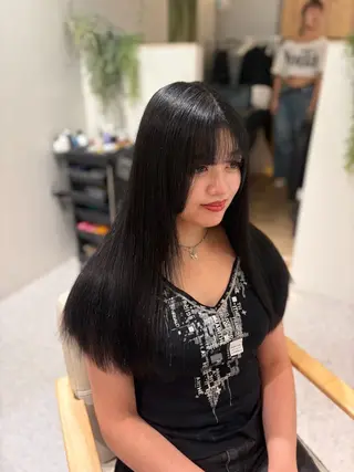 ロング カラー cut/eye 💖aika💖のヘアスタイル