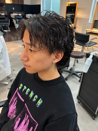 パーマ メンズ 男の理想を叶える🔥 メンズパーマ特化｜関のヘアスタイル
