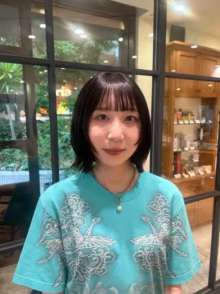 ミディアム Lumier de mashu所属・nana/ボブ/ レイヤー/メンズのヘアスタイル