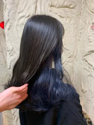 セミロング 長野 歌穂のヘアスタイル