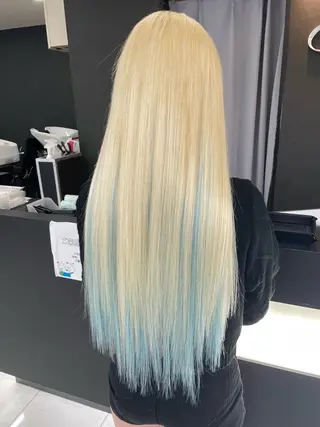 ロング Ria OSAKA　梅田所属・マリカ🦋韓国 ハイトーン/エクステのヘアスタイル