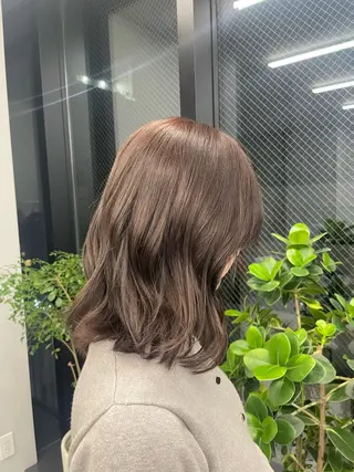 ミディアム カラー ogata ayumiのヘアスタイル