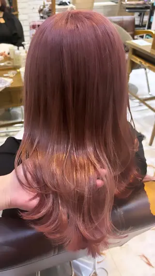 セミロング 🪼艶カラー🪼 田口彩香のヘアスタイル