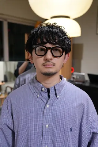 メンズ メンズパーマ いしだ りょうのヘアスタイル