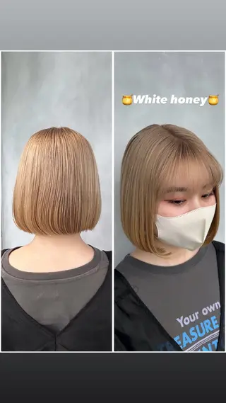 ショート カラー 茅ヶ崎/ハイトーン/ Ramuのヘアスタイル