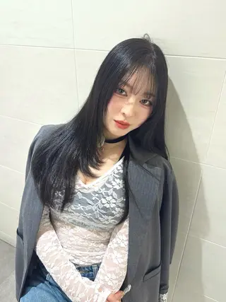 ロング CARE神戸店所属・SAKI /カラー/神戸/三宮のヘアスタイル