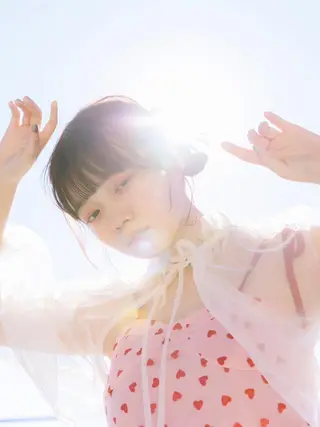 パーマ ヘアアレンジ ミディアム お呼ばれヘア/セット /ヘアアレンジ/れいのヘアスタイル