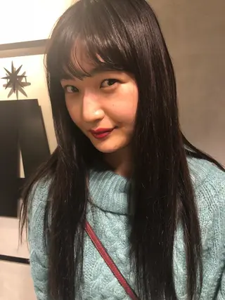 ロング MIYU💋💖 〈XENA渋谷本店〉のヘアスタイル